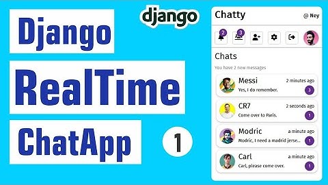 Build a RealTime ChatApp with Django pt1 - Project Setup and User Authentication