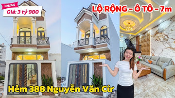 Bán Nhà Cần Thơ - Nhà Hẻm 388 Nguyễn Văn Cừ, Lộ Rộng 7m, gần Đại Học Y Dược - Nhà Đẹp Cần Thơ