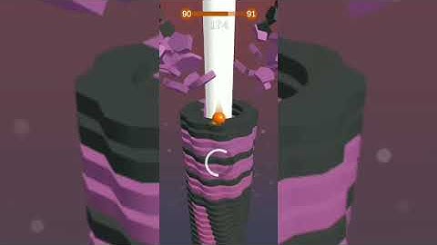 Stack Ball Level 90 | Blast Through Platforms | A4 Tech Live