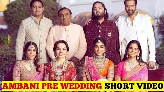 Anant ambani with radika merchant prewedding a short video