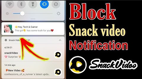 snack video me notification kaise band kare | snack video notification off