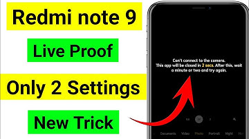 🔥redmi note 9 front camera error problem | redmi note 9 front camera not working |redmi note 9 |2024