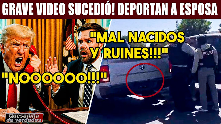 TRUMP LLORA! TREMENDO ESCÁNDALO DEPORTAN A SU ESPOSA Y SIGUE SIENDO MAGA!. CASA BLANCA CRISIS FIRMA!