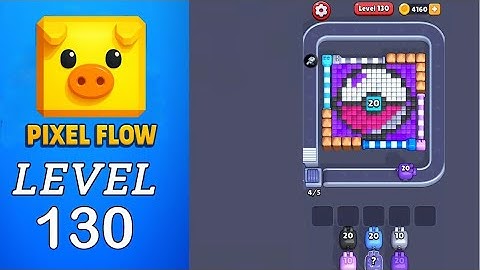 Pixel Flow Level 130 Walkthrough