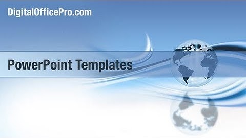 Globe Background PowerPoint Template Backgrounds - DigitalOfficePro #08924W