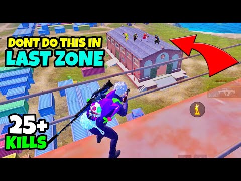 DO NOT DO THIS IF YOU ARE IN THE LAST ZONE BECAUSE.... - PUBG_BGMI 25 KILLS GAMEPLAY