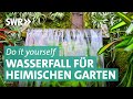 Künstlicher Wasserfall: Urlaubsgefühl im eigenen Garten | Marktcheck SWR