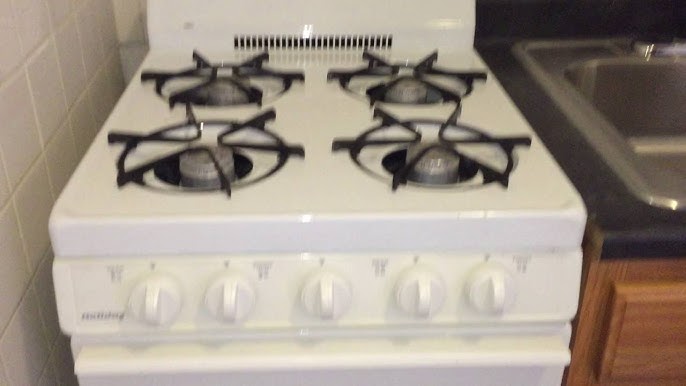 Lighting The Pilots On Stove Oven