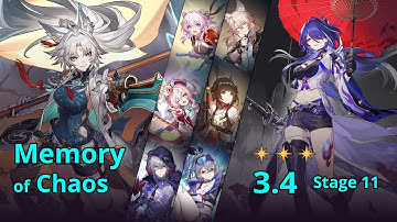 Acheron run! But... Only Works In Memory of Chaos 11 Nowadays? (& Feixiao) | Honkai: Star Rail 3.4