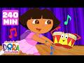 Dora the Explorer Dance Scenes, Songs & Games! #2 💃 240 Minutes | Dora & Friends