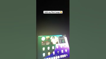 I did my First loop 🤪#shorts #loop