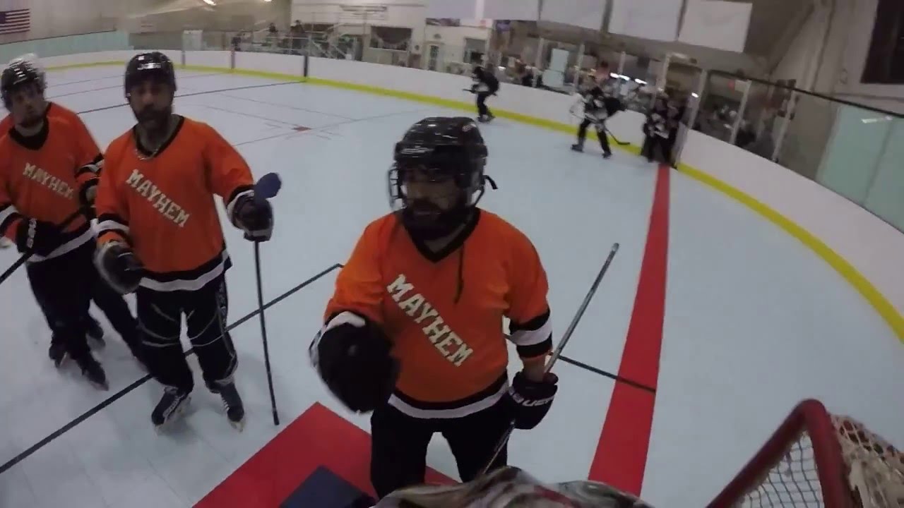 Inline Roller Hockey Goalies Saves Go Pro YouTube