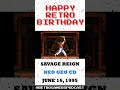 Happy Birthday to Savage Reign on Neo Geo CD!