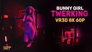 BUNNY GIRL IN THE STUDIO | VR3D 8K 60P