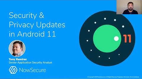 Android 11 - Security & Privacy Updates - Intro (1/8)