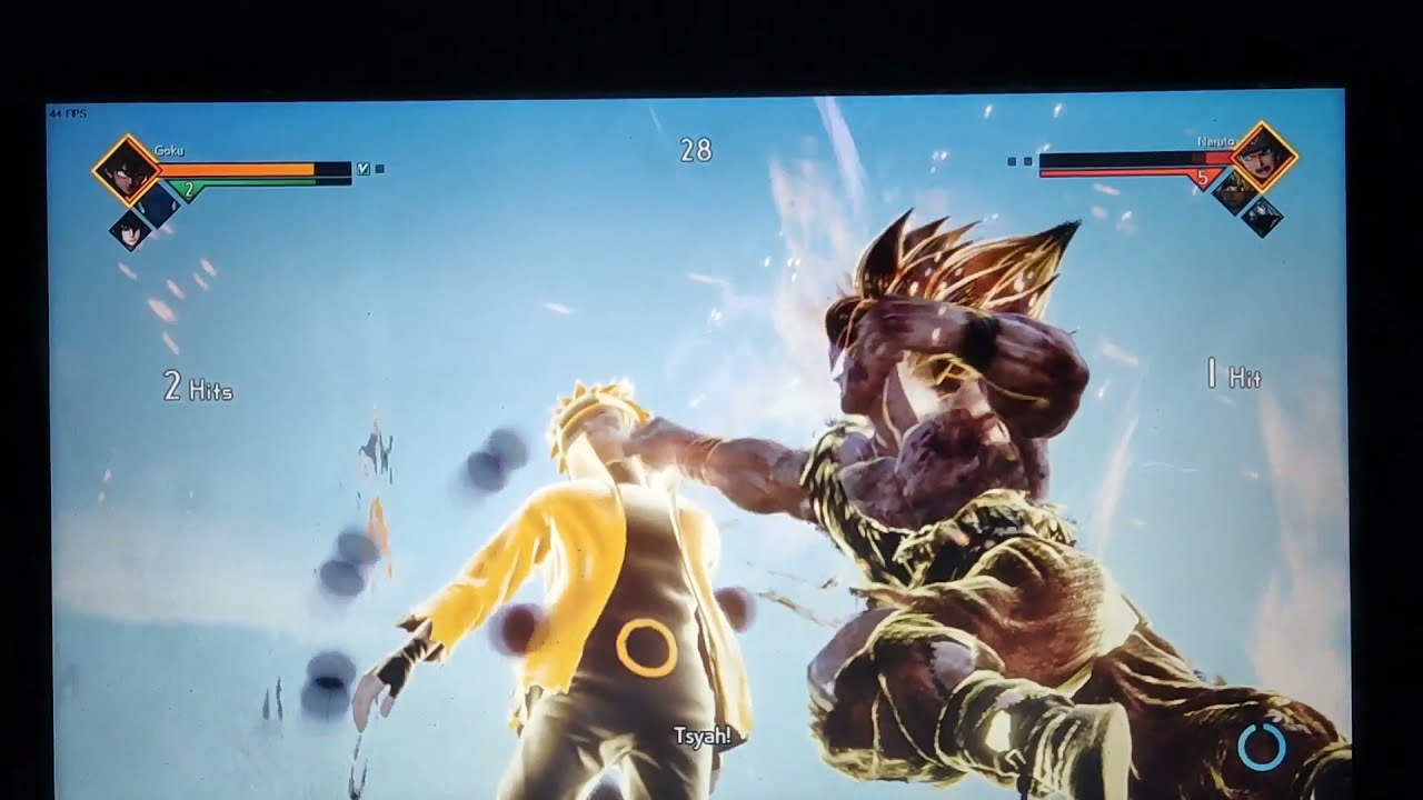 Goku VS Naruto |Super Saiyan Vs Sage Mode | kaio-ken |JUMP FORCE