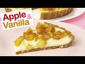 APPLE VANILLA CREAM TART (Egg-Free) | Homemade Apple Pie with Vanilla Custard | Baking Cherry