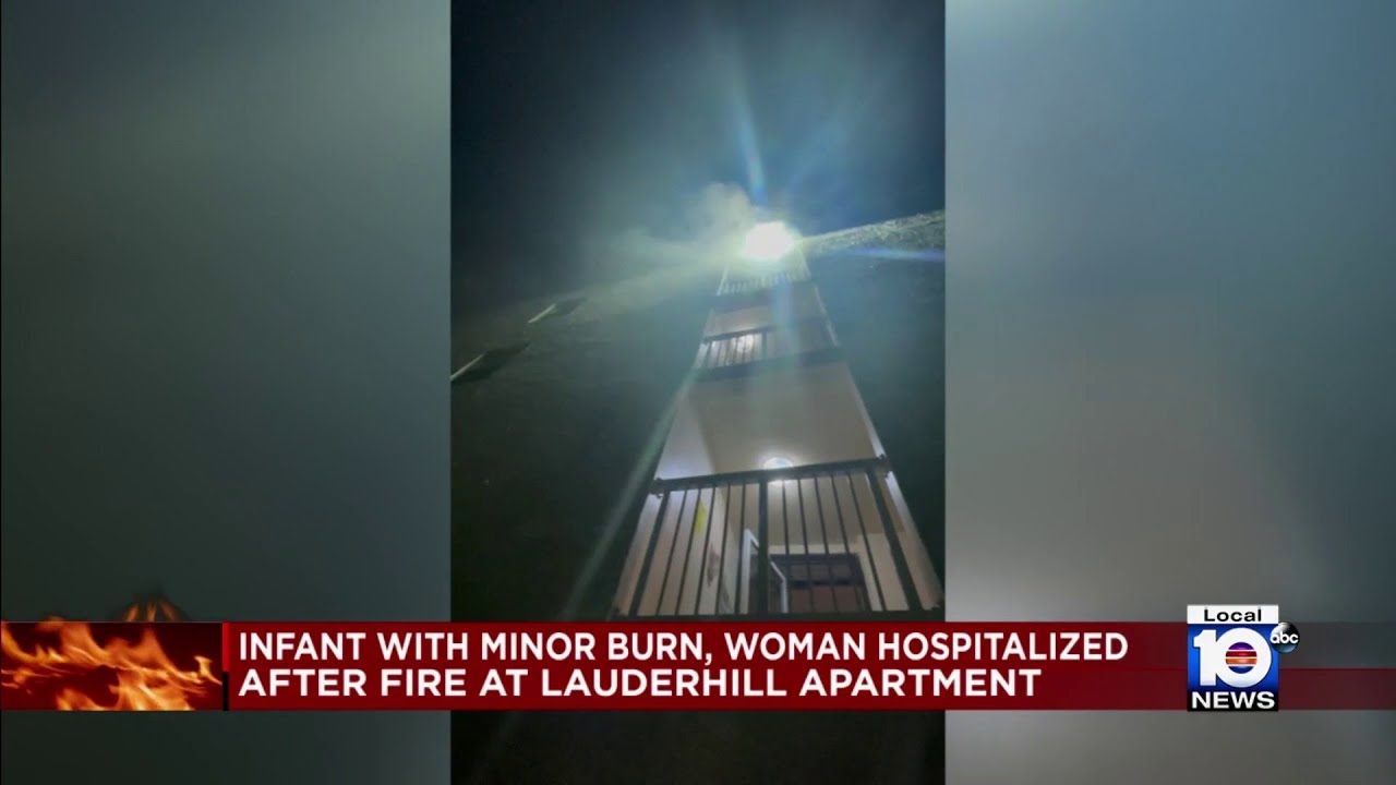 2 injured in Lauderhill fire - YouTube