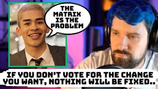 Destiny RAGES at Sneako for thinking voting doesn’t matter... | Destiny & Sneako debate the MATRIX