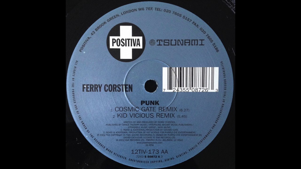 Ferry Corsten - Punk (Cosmic Gate Remix) (2002) - YouTube