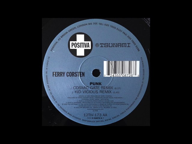 Ferry Corsten - Punk (Cosmic Gate Remix) (2002) - YouTube