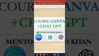 Lwe Batch#135 lecture#01 Content Creators (Canva+Chat Gpt) By Sir Naveed Khan