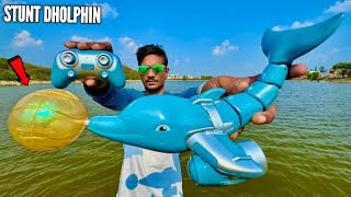 RC Realistic Smart Dolphin Boat Unboxing & Testing  Chatpat toy TV