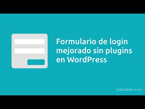 Formulario de login mejorado sin plugins en WordPress
