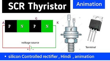 scr construction andworking | scr working animation | scr in power electronics | scr | thyristor