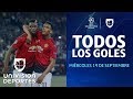 Todos los goles del día 2 de la Jornada 1 de la Fase de Grupos de la Champions League