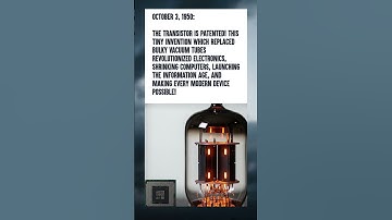 The Birth of Computing: The Transistor is Patented! 💡