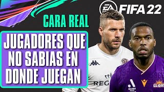 JUGADORES QUE QUIZÁ NO SABÍAS EN DONDE ESTÁN  CON ROSTRO REAL / FIFA 22 / MODO CARRERA