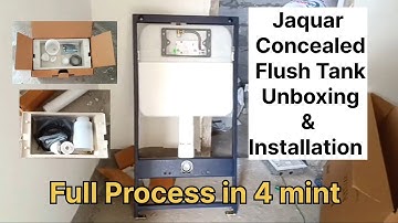 Jaquuar Flush Tank Unboxing and Installation !! How to Install Process of Jaquar flush Tank