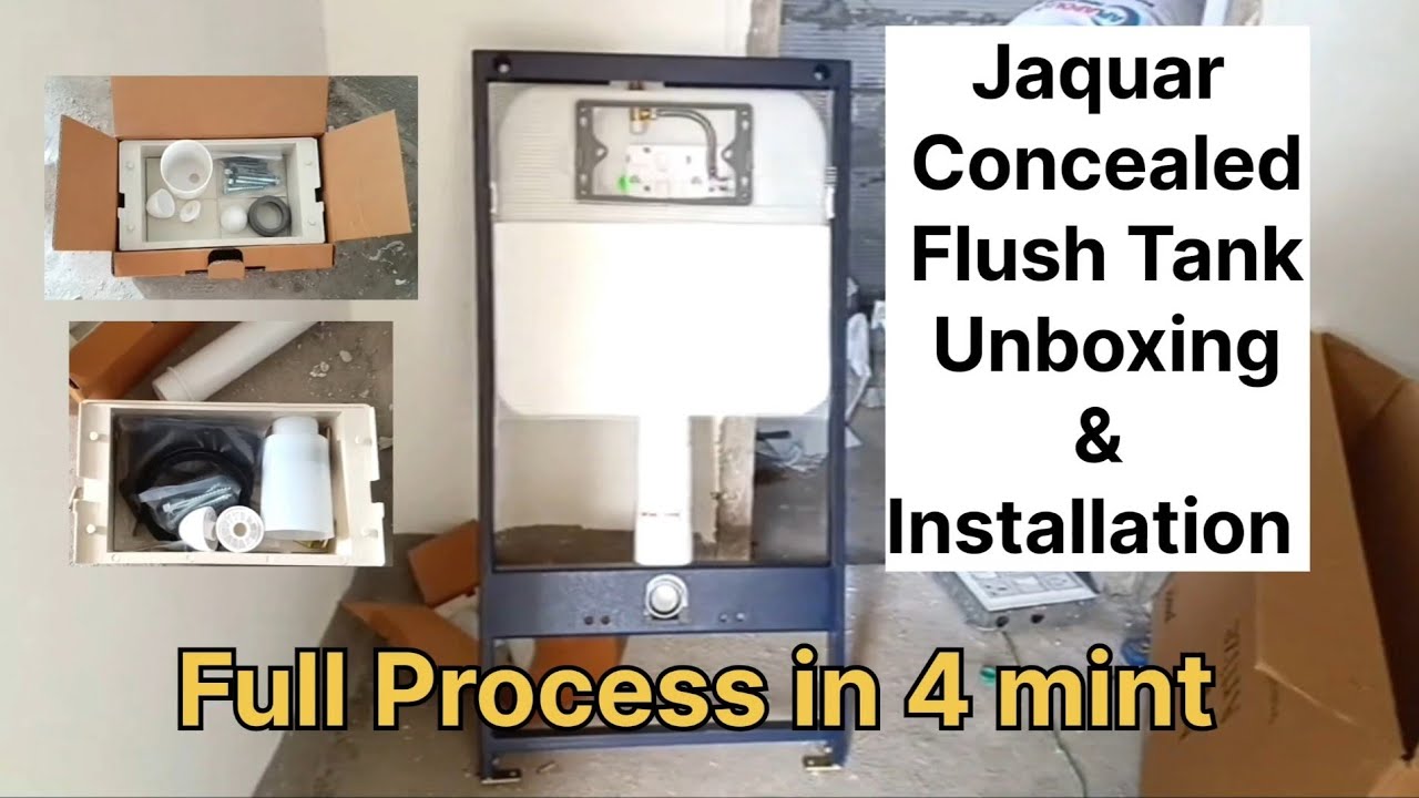 Jaquuar Flush Tank Unboxing and Installation !! How to Install Process of Jaquar flush Tank