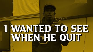 Deion Sanders FINALLY tells the reason why he HIGH STEPPED & LOOKED BACK