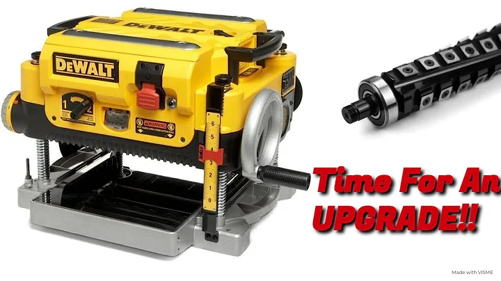 Upgrading Dewalt DW735 Planer With A Helical Cutter! Step-By-Step Guide
