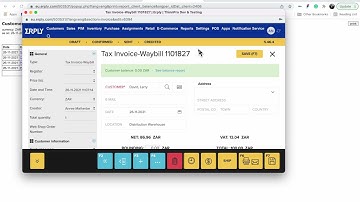 Crediting an invoice in ERPLY Back Office and how this affects a customer statement