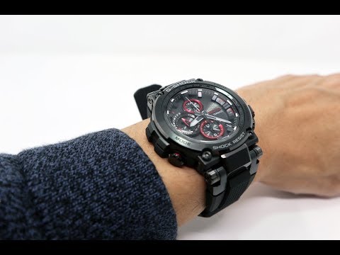 HANDS ON: G-SHOCK MT-G BLUETOOTH CONNECTED MTGB1000B-1A BLACK YouTube