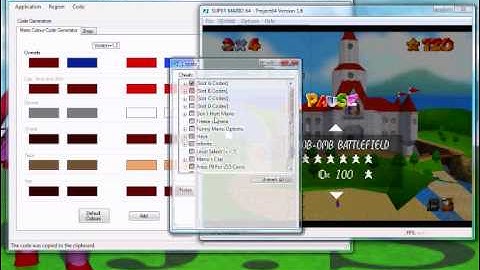Super Mario 64 Code Generator Suite Version 0.1