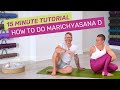 How to do marichyasana d  15 minute tutorial  david  jelena yoga