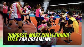 Creamline triumphs after 'hardest, most challenging, and unpredictable' conference | ABS-CBN News