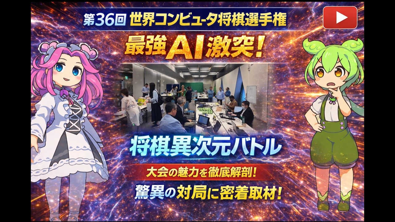知らない人向け】世界コンピュータ将棋選手権の魅力をお伝えする第1回