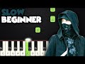 Faded - Alan Walker | SLOW BEGINNER PIANO TUTORIAL   SHEET MUSIC by Betacustic