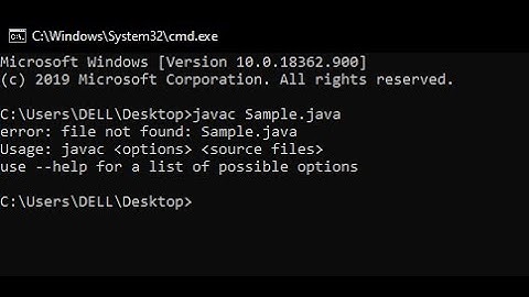 File not found Error