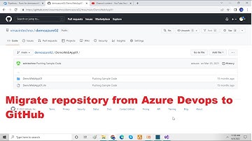 Repository Migration from Azure Devops to GitHub | Git Hub Import Repository