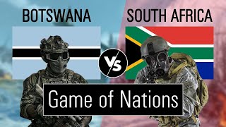 Botswana vs South Africa military power comparison