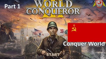 World Conqueror 3 Conquest World Soviet-Union 1943 Part 1 [HD]