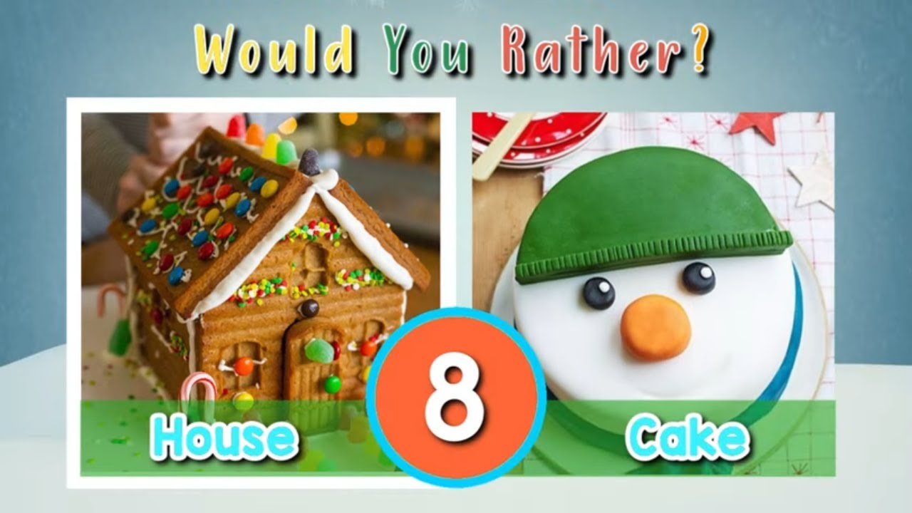 Would you Rather? Christmas Dessert Edition Christmas Brain Break