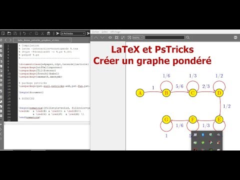 LaTeX & PsTricks : Créer un graphe pondéré