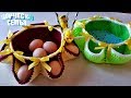 Пасхальная корзинка вязаная крючком✔️Easter basket